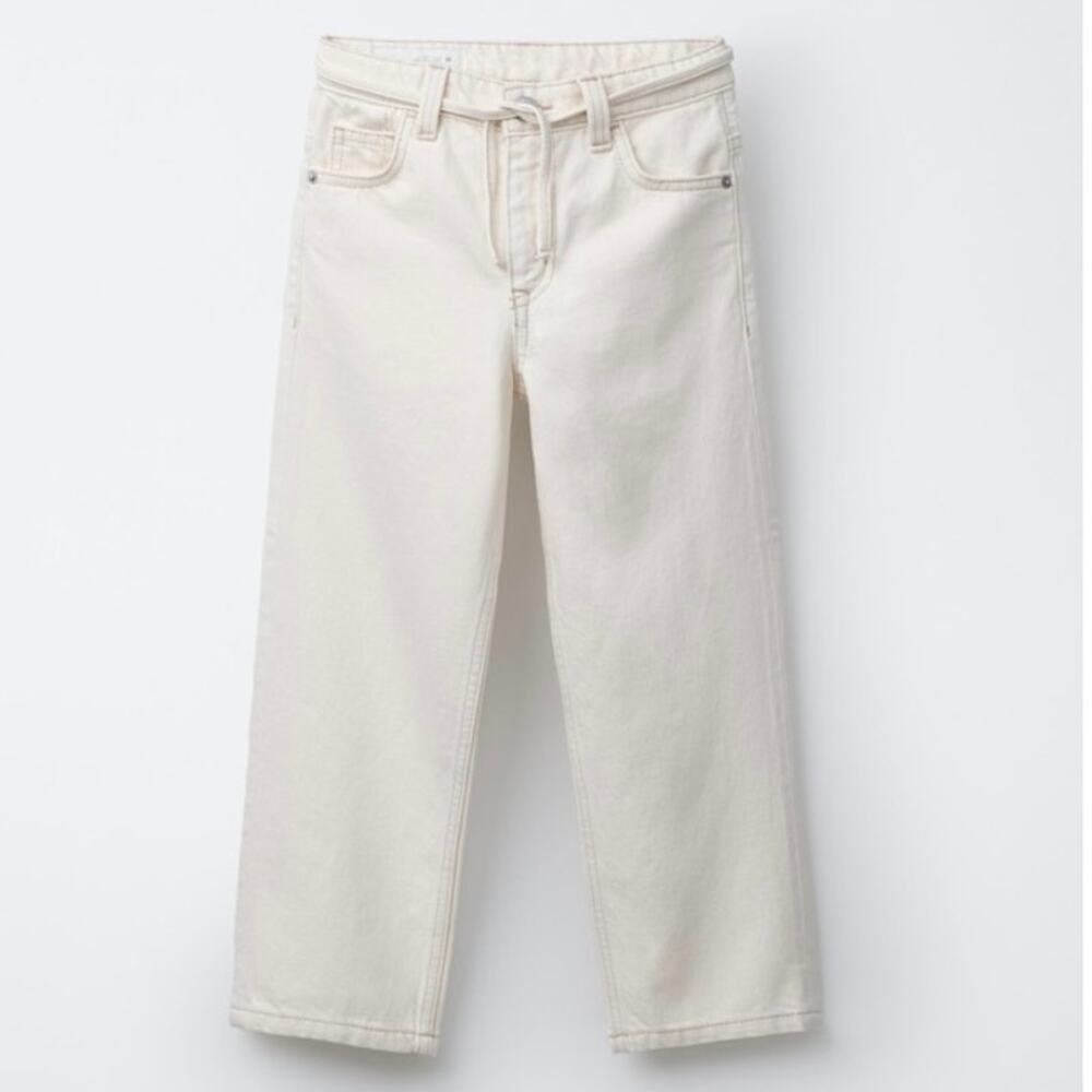 Zara Ecru skater jeans